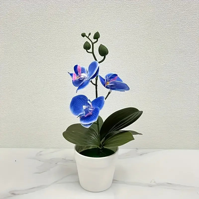 Artificial Orchid Flower – Fade Resistant Faux Plant for Home & Office Decor
